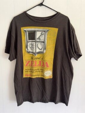The Legend of Zelda Graphic Tee - Black
